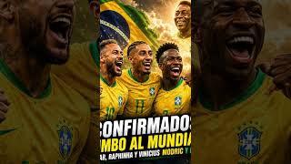 ¡BRASIL VA CON TODO! Neymar, Raphinha y Vinicius al Mundial