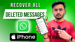 How to Recover WhatsApp Deleted Messages in iPhone Without Backup Restore whatsapp chat iphone