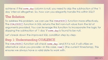 Efficiently Handle Null Values in SQL: Skipping Conditions Based on Column Existence