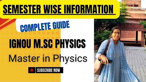 IGNOU M.SC PHYSICS🎯  Admission 2025📚 Course Details✅️ Fees Structure💯 Assignments 📚POST GRADUATION