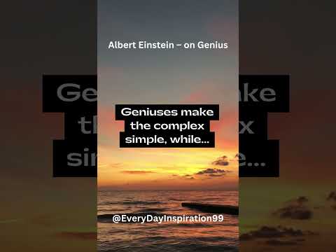 Albert Einstein's Insight