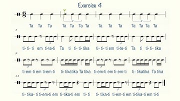 6/8 TIME SIGNATURE RHYTHM EXERCISE