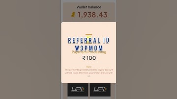 Chillar app Referral code W3PMOM | refferal code | chillar app #referralcode #earningapp #zxclub