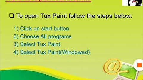 Computer for Class 3 | Ch: 2 Tux Paint (Part-1) By Rinkal Bagadiya