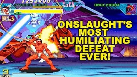 Marvel Vs. Capcom - THE DUMBEST WAY TO KILL ONSLAUGHT!!!