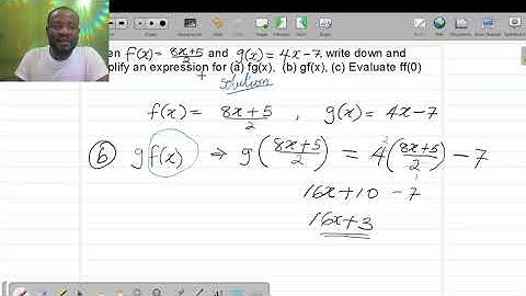 IGCSE  COMPOSITE FUNCTIONS