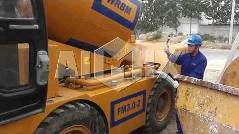 Working Process of AIMIX Self Loading Concrete Mixers