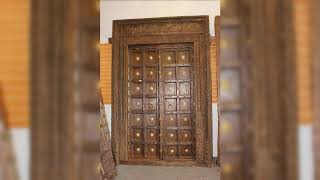 Antique Old Carved Door Traditional Haveli Doors