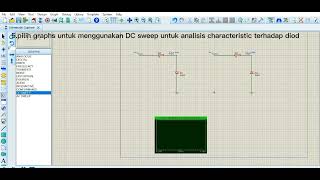 JOB SHEET 1_PART A:ANALOGUE CIRCUIT ANALYSIS_TASK 1=DIODE CHARACTERISTIC USING PROTEUS VSM🦾