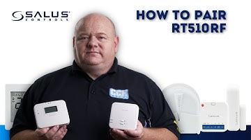 How To Pair Salus RT510RF Programmable Room Thermostat