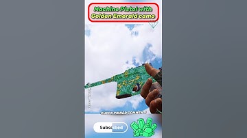 Machine Pistol with Golden Emerald camo 💎 #codm #shorts