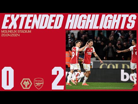 EXTENDED HIGHLIGHTS | Wolves vs Arsenal (0-2) | Premier League