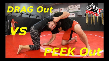 DRAG Out vs PEEK Out in the FRONT HEADLOCK!
