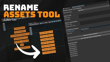 Optimize Your Unity Workflow with Rename Assets Tool! - Unity Editor Tool - Free for members