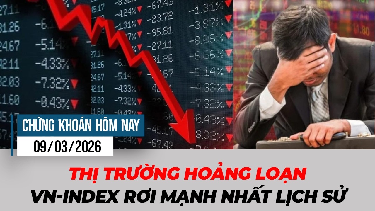 Thị trường bán tháo diện rộng khiến VN-Index thủng 1.780 điểm | Chứng khoán hôm nay 09/03/2026