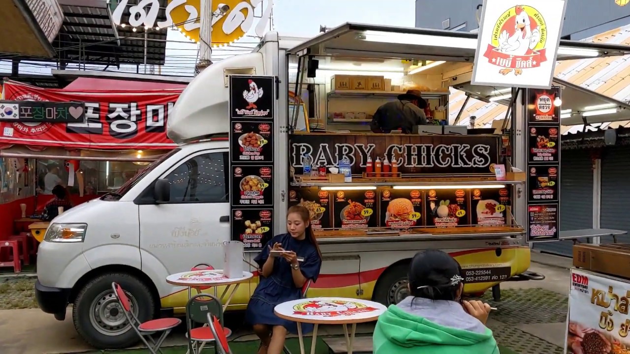 Food Trucks in Thailand - Thai street food
