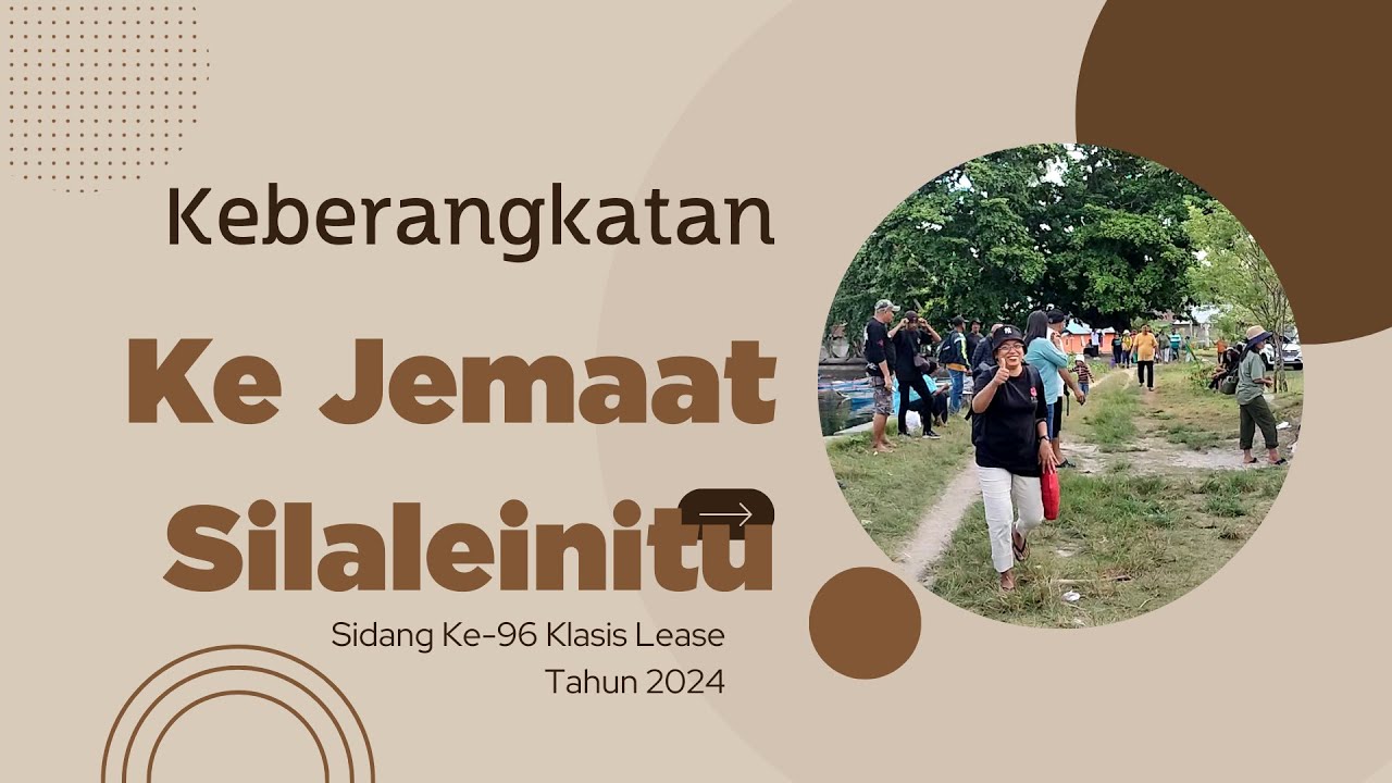 Perjalanan Ke Jemaat Silaleinitu, Sidang Ke 96 Klasis Pulau Pulau Lease 2024