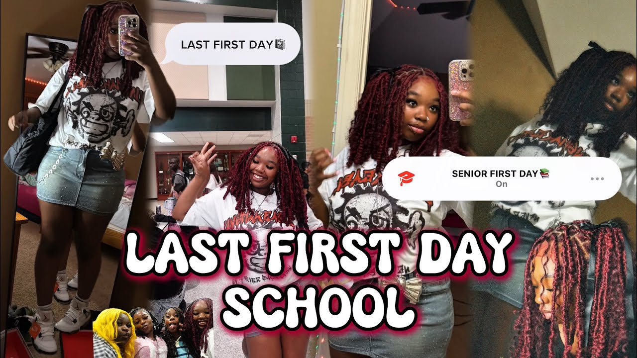 GRWM: ✏️ FIRST DAY OF SCHOOL + VLOG *SENIOR YEAR* | SimplyBaileeee