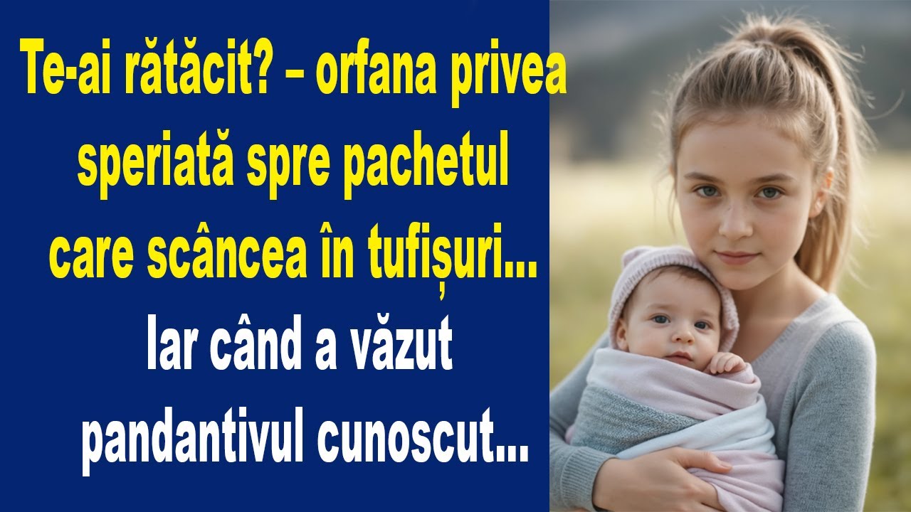 Te-ai rătăcit? – orfana privea speriată spre pachetul care scâncea în tufișuri… Iar când a văzut....