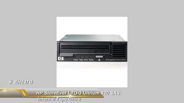 EH847B HP StoreEver LTO-3 Ultrium 920 SAS Internal Tape Drive
