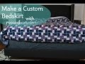 Sew a custom bedskirt