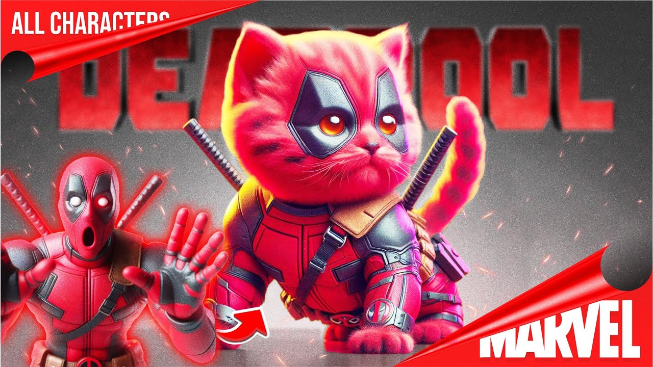 Turning Superheroes Into BABY CATS #PART3 | All Characters | MARVEL DC ...