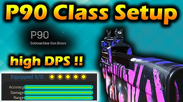 HIGH DPS P90 Class Setup for COD Warzone (NO RECOIL)