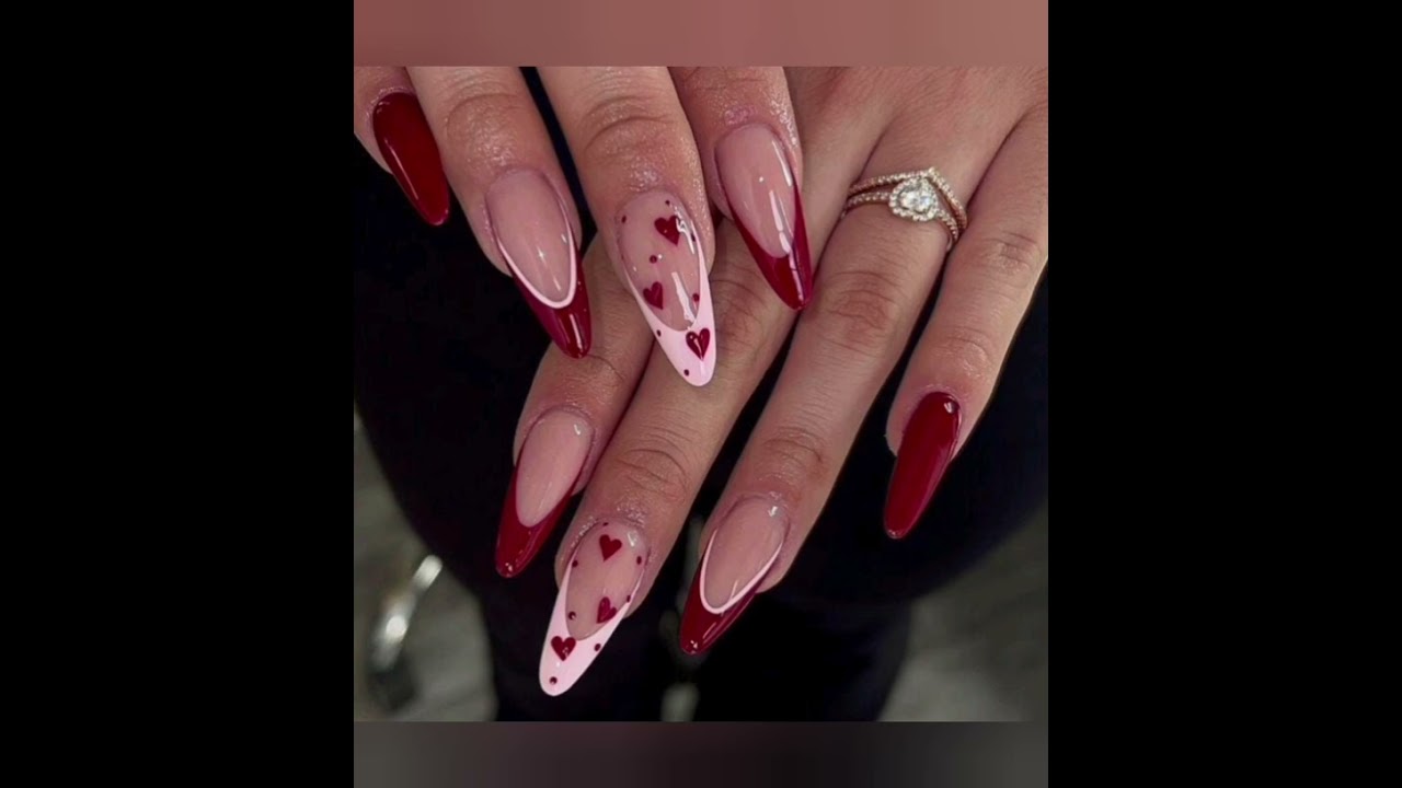 Ideas Uñas Color Vino Tinto Con Lindos Detalles!