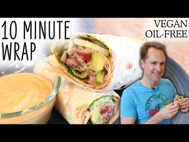 This Wrap Went Viral! Vegan Hamburger Wrap with Secret Sauce class=