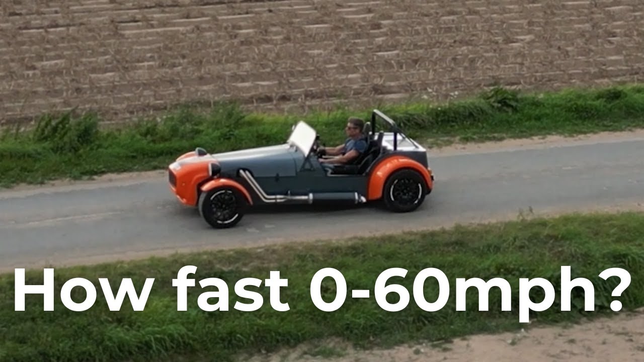 GBS Zero 0-60mph acceleration - comparing to Caterham 360 / 420 - YouTube
