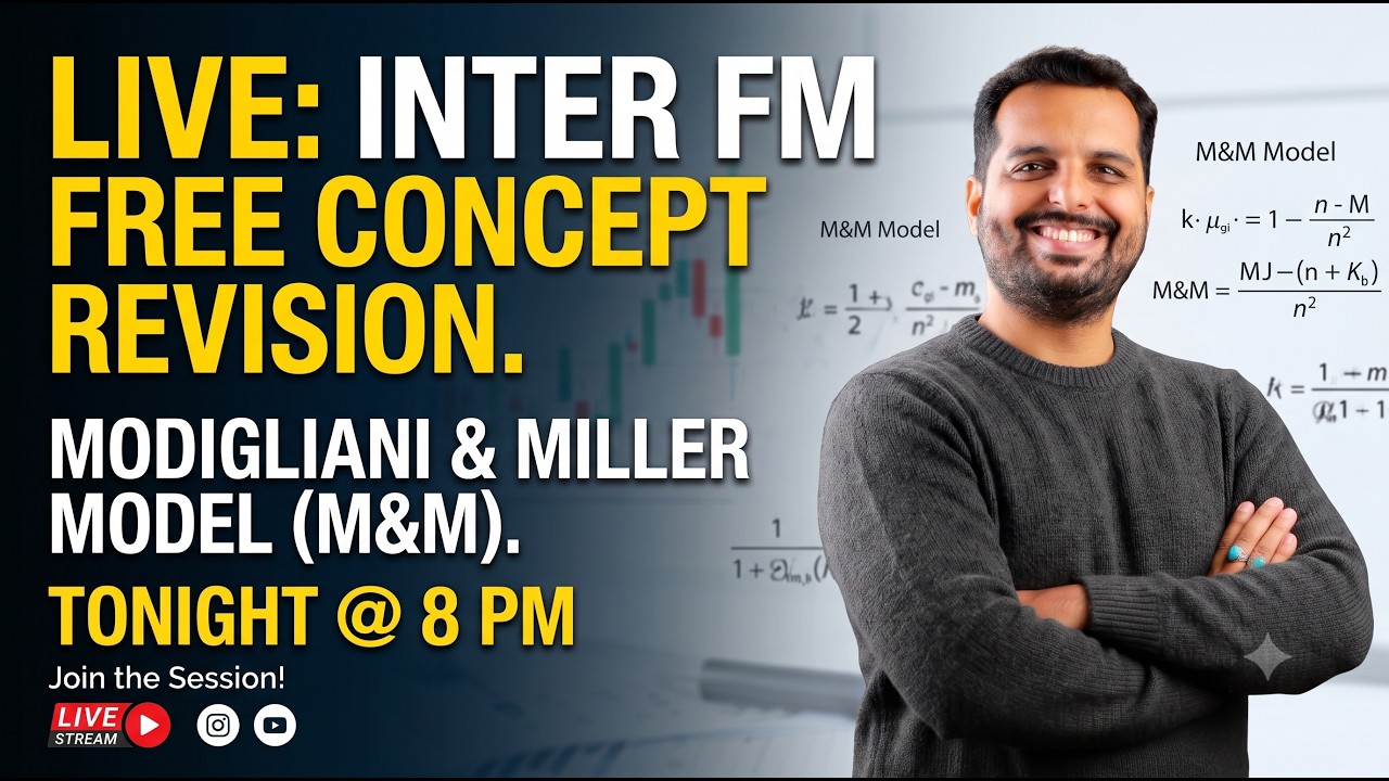 Master the M&M Model in One Shot! 💯 | Inter FM Live Revision