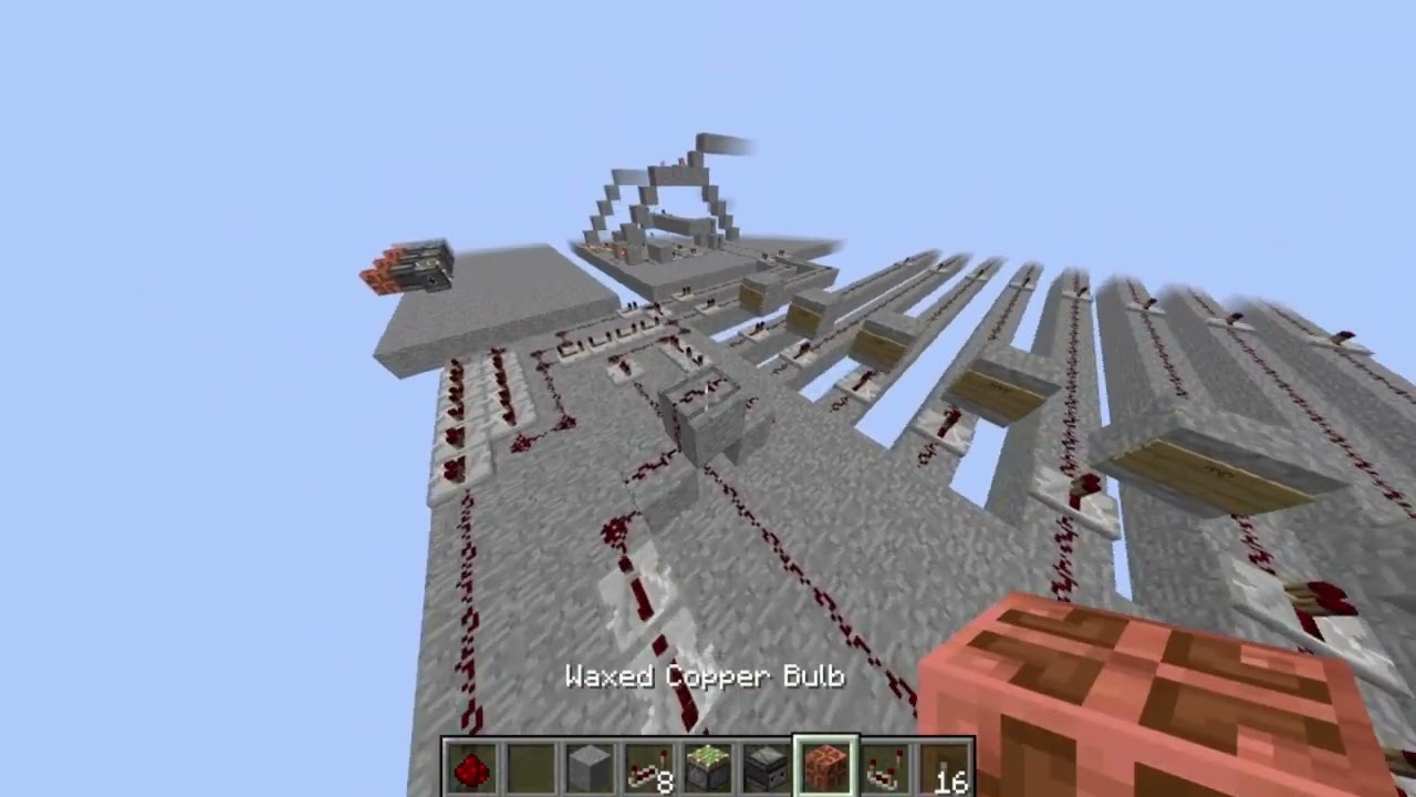 Minecraft CPU development #2 - Binary counting & Documentation