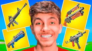PEGUEI TODAS AS ARMAS MITICAS DO FORTNITE!
