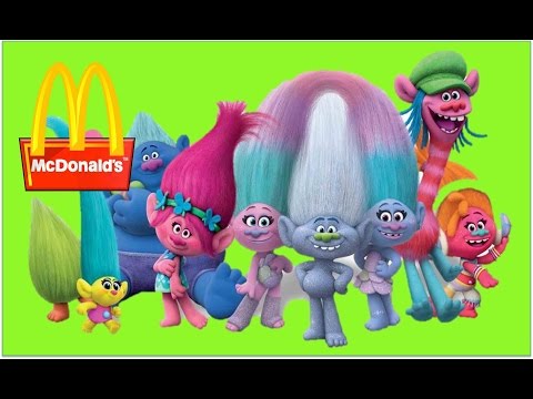 McDonald S TROLLS DreamWorks Movie HAPPY MEAL Mega USA TOY Collection ТРОЛЛИ 2016