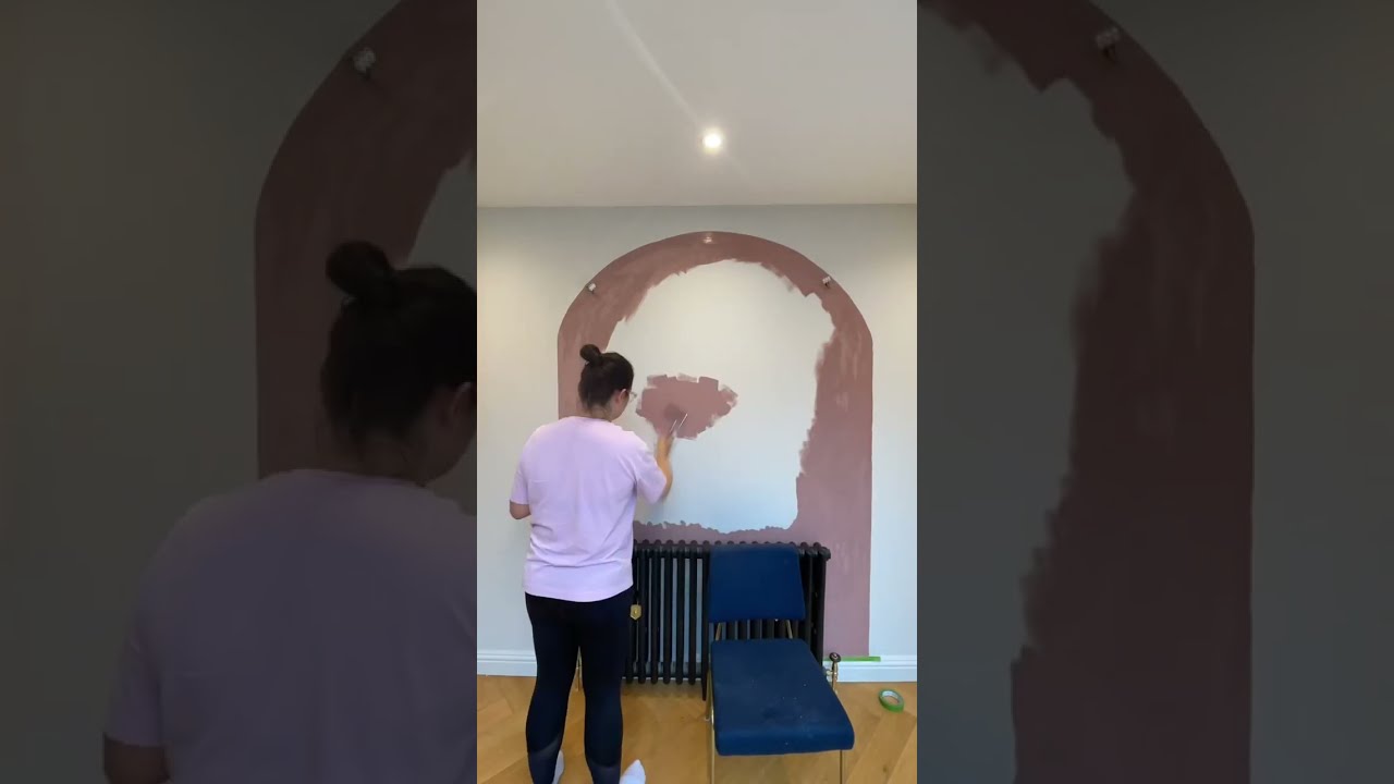 Simple Wall Design with Masking Tape