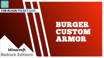BurgerCustomArmor Pocketmine