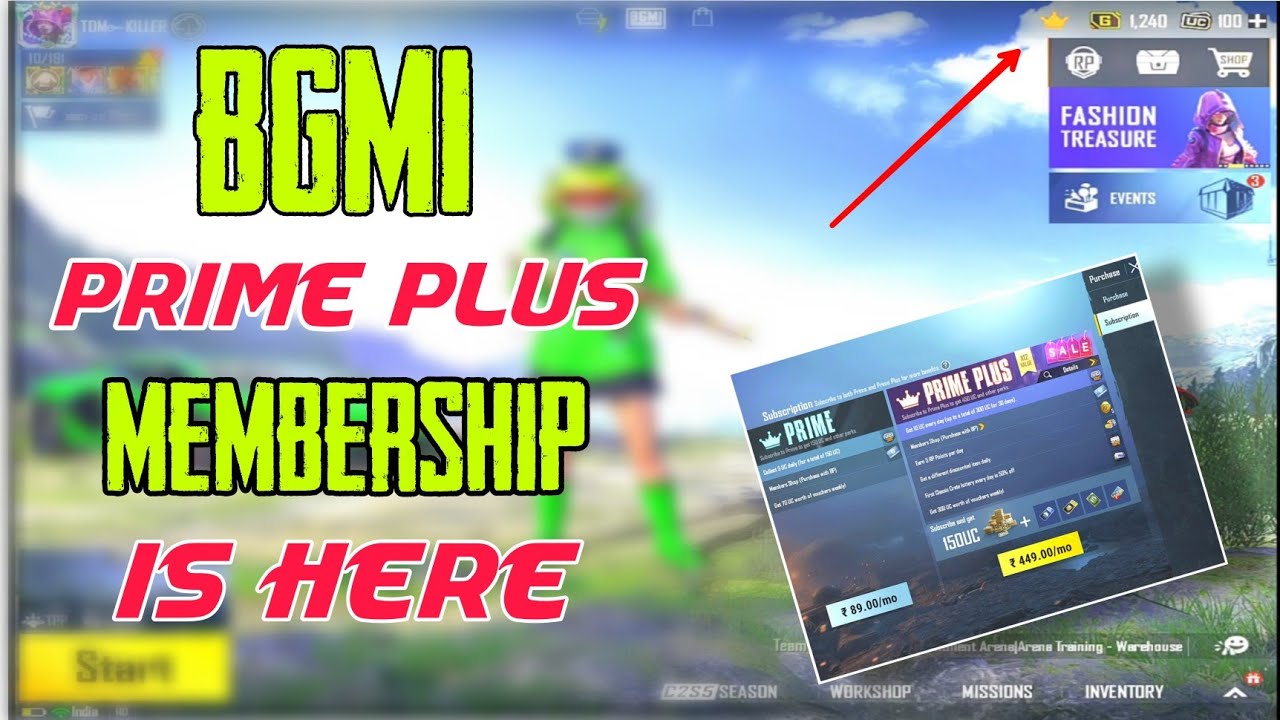 FINALLY PRIME MEMBERSHIP IS HERE IN BGMI / BGMI MEMBERSHIP / HOW TO ...