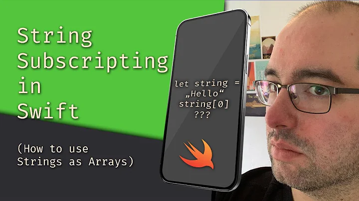 String Subscripting in Swift (How to use Strings as Arrays) - The Matthias iOS Development Show