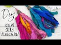 Tassels, Sari Silk Tassels, Jewelry Making, Beading, DIY Crafts