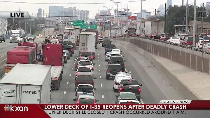 Deadly semi-truck crashes snarls I-35