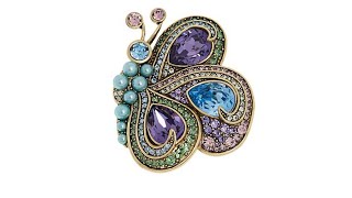 Heidi Daus 'Charming Papillon' Crystal Pin