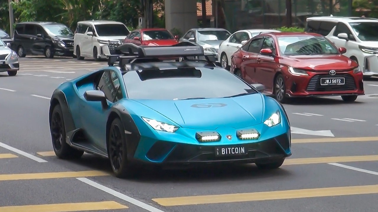 Lamborghini with Bitcoin Number Plate | SUPERCARS in MALAYSIA August 2025