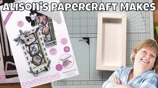 Alison's Papercraft Makes - Basic Shadowbox Frame