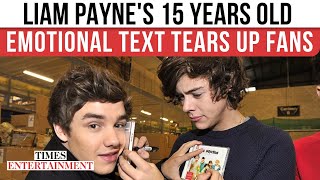 Liam Payne's 2010 Text Message To Family HAUNTS Fans; Words Break Hearts | 15 Years Of One Direction