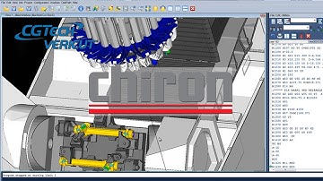 Chiron machine tool CNC simulation with VERICUT