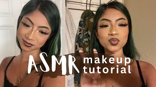 ASMR makeup tutorial (whispered voiceover)
