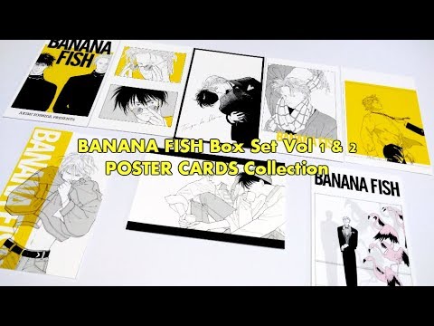 Banana Fish Box Set Vol 1 2 Poster Cards Collection Omake Extras Youtube Banana Fish Box Set Vol 1 2 Poster Cards Collection Omake Extras Youtube