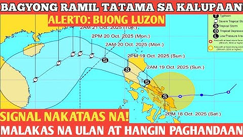 MALAKAS NA BAGYONG RAMIL TATAMA SA KALUPAAN NG LUZON! |TYPHOON RAMIL UPDATE |WEATHER UPDATE TODAY