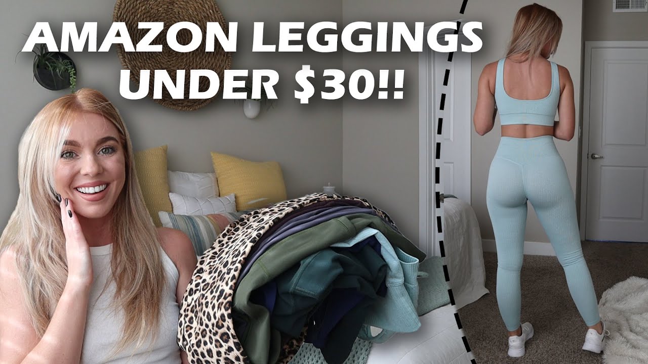 AMAZON LEGGINGS UNDER 30!!!! Is It Worth It?! YouTube