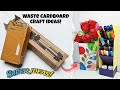 Waste cardboard Se Banaye Super 2 Ideas | Waste Cardboard craft ideas | Cardboard Desk Organiser